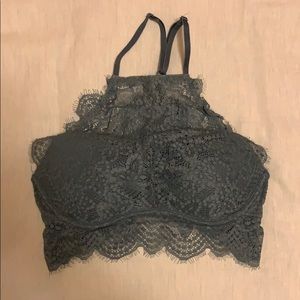 🏝sale🏝 VS Pink Lace High Neck Bralette